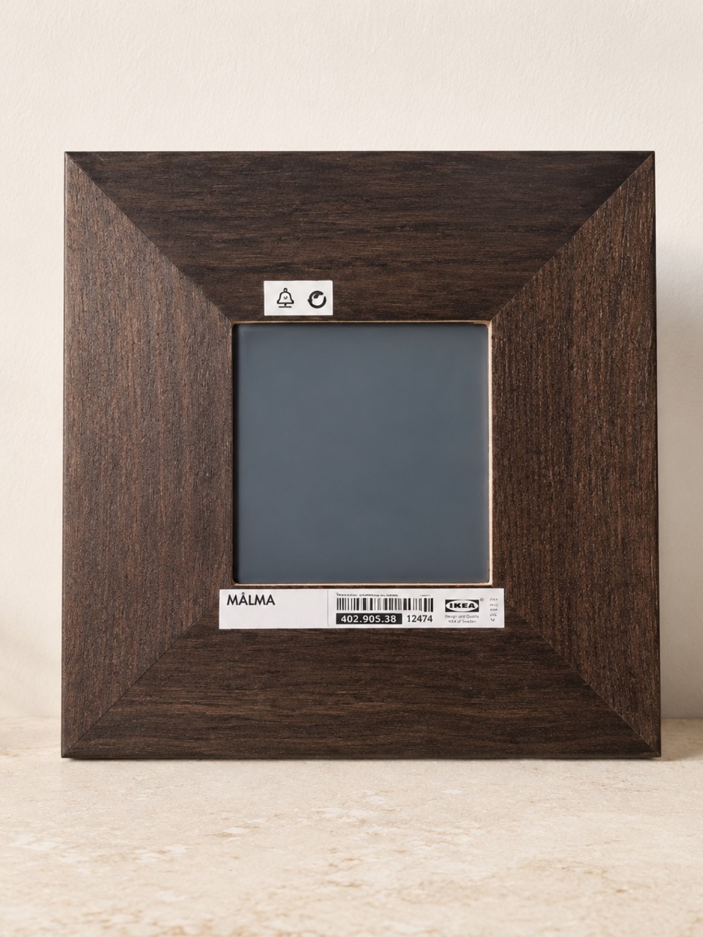 Lot of 10 IKEA MALMA Picture Frames 4x4” Dark Brown